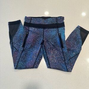 Lululemon Athletica Blue Multicolor Leggings